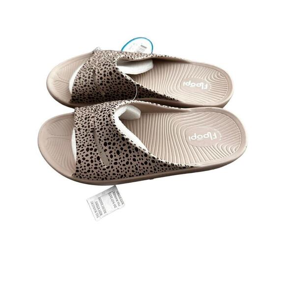 FLOOPI Leopard Sandals Flip Flops Comfort Slide Size 9 BRAND NEW - Picture 12 of 12